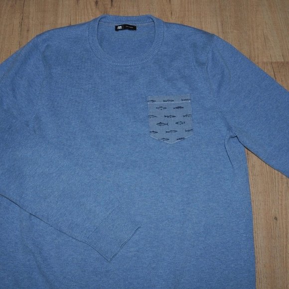 LE31 SIMONS MEN'S sweater crewneck large - Picture 2 of 2